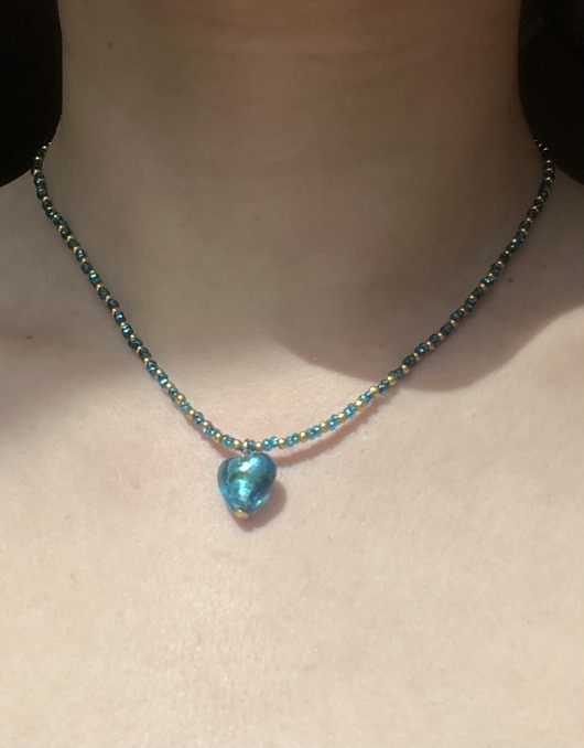 chokery Choker z serduszkiem