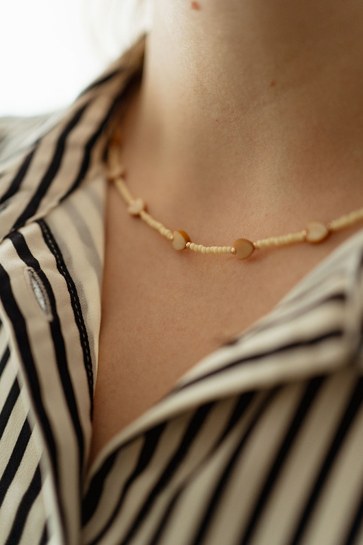 naszyjniki - inne Delikatny naszyjnik serca