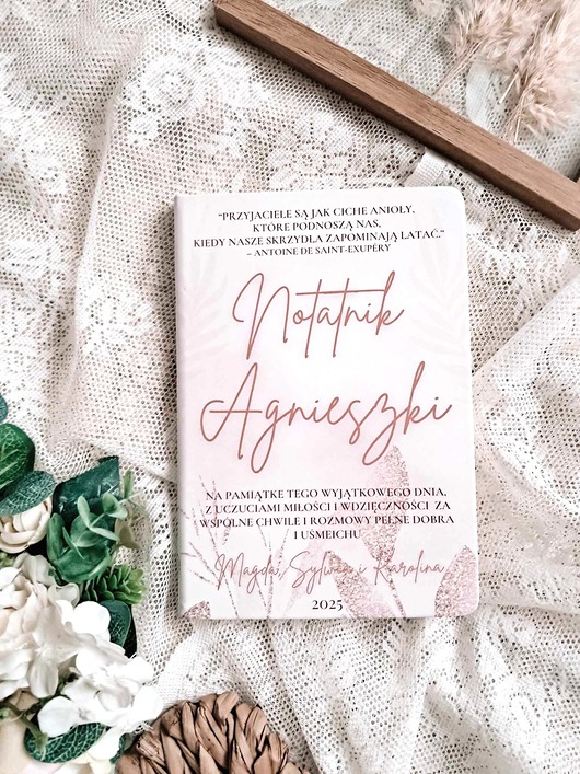 notatniki i albumy PERSONALIZOWANY NOTES z dedykacją, prezent dla mamy, nauczyciela podziękowania