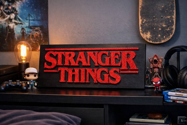obrazy OBRAZ string-art Stranger Things