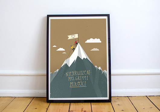 Plakat 'Pielgrzymi' - B2 ladnie