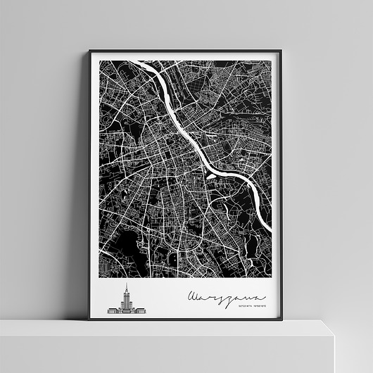 plakaty Plakat Miasto - Warszawa