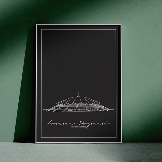 plakaty Plakat Architektura - Poznań - Arena
