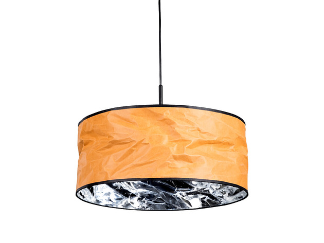lampy wiszące Lampa wisząca kolor miodowy/srebrny