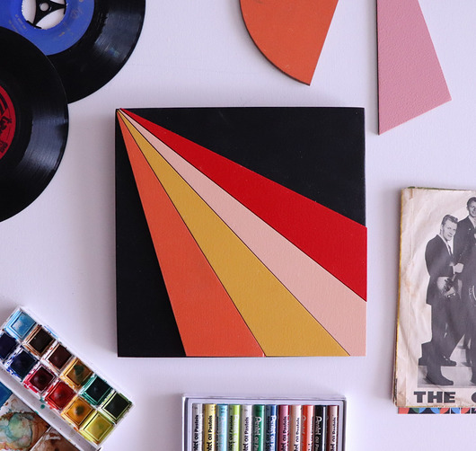 dodatki - różne Drewniany kolaż no.7