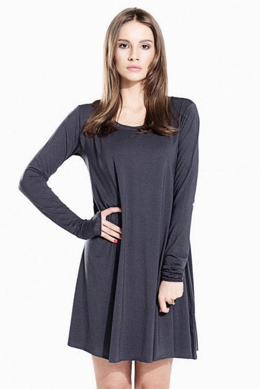 Longleeve dress mint-and-pepper