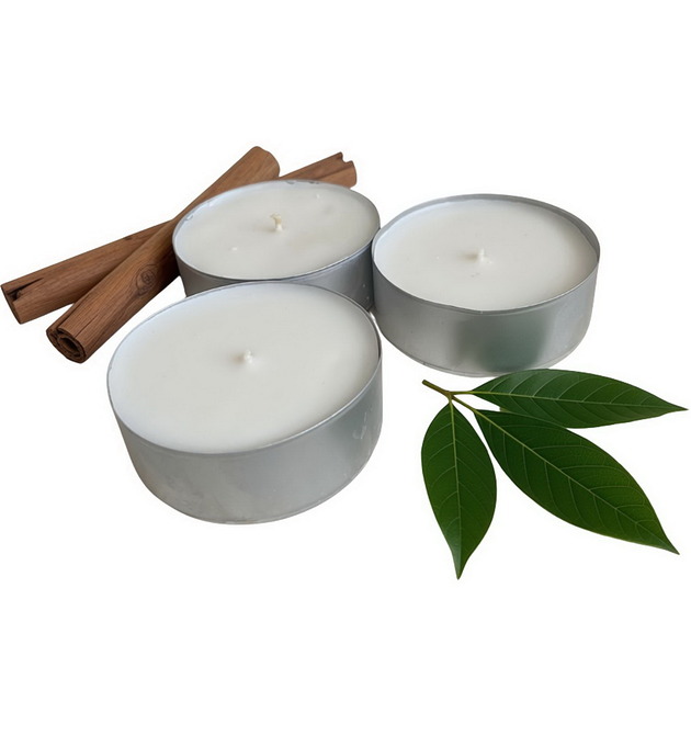 świeczniki i świece XXL Sandal & Cedar 3 szt. tealight 105g- wosk sojowy (dostępne inne zapachy)