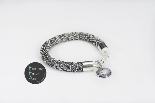 Beadingowa bransoletka - Bermuda Crystal BBA