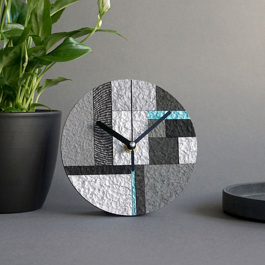 zegary Nowoczesny zegar stojący - zero waste