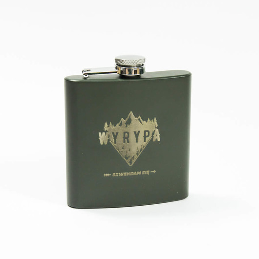 akcesoria różne Piersiówka metalowa 180ml WYRYPA khaki