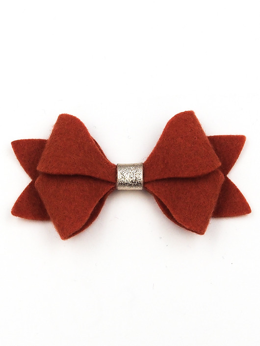 ozdoby do włosów dla dzieci Spinka do włosów kokarda BUTTERFLY BOW Ruda