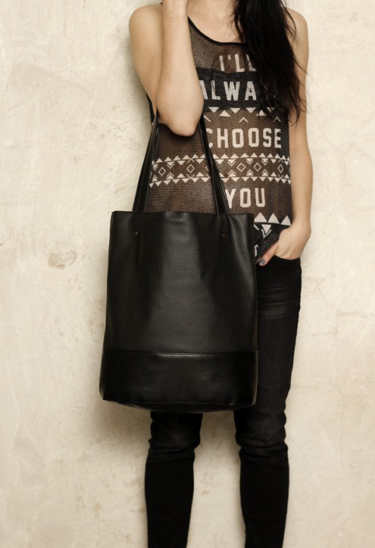 Shopper bag xl czarna hairoo