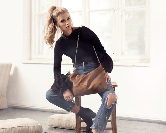 Duża torba Mili Chic Mc10 - brown Militu