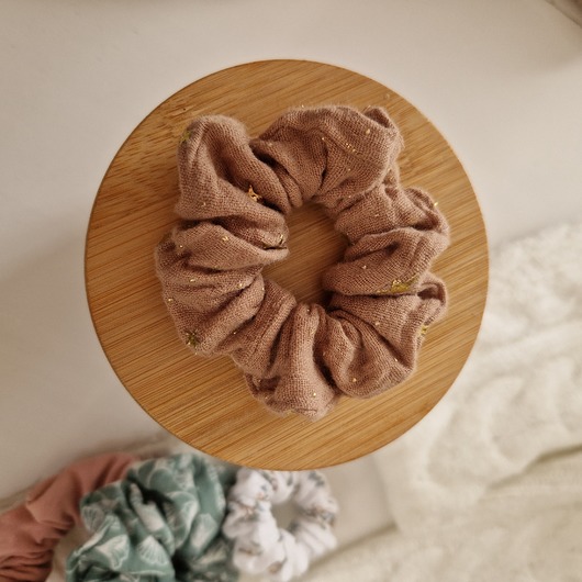 gumki do włosów Gumka scrunchie średnia