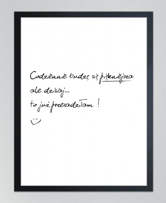 plakaty PIĘKNIEJSZA- poster 30x40