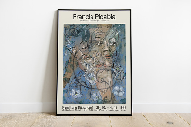 Francis Picabia - plakat wystawowy Pas De LArt