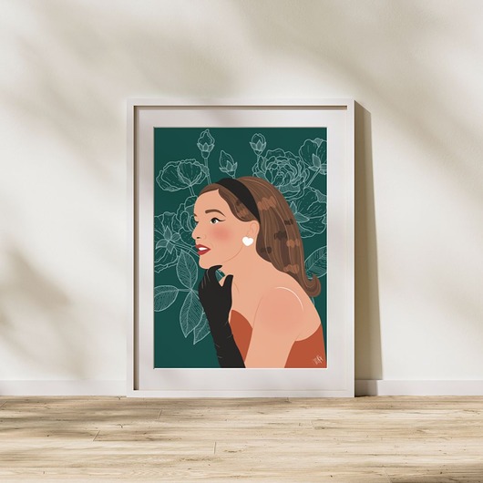 grafiki i ilustracje Plakat "Królowa Dram"