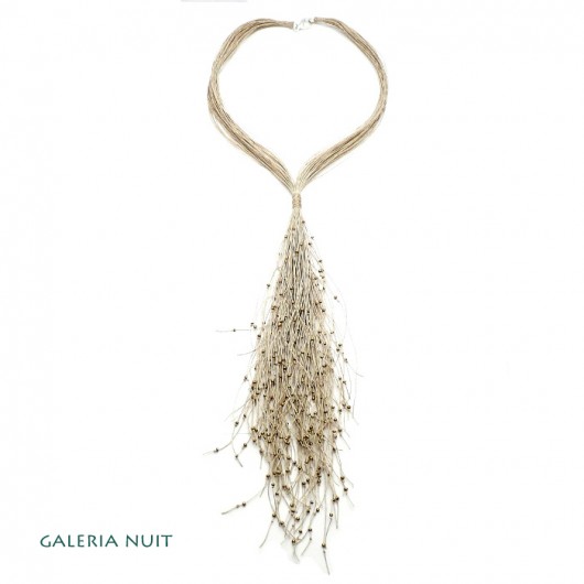 eko krawat metaliczna mokka galeria nuit