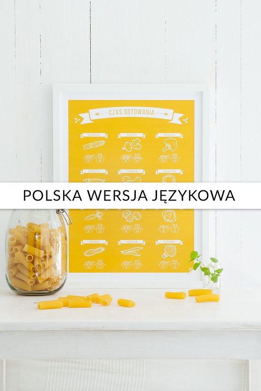 CZAS GOTOWANIA - plakat 30x40cm  Follygraph