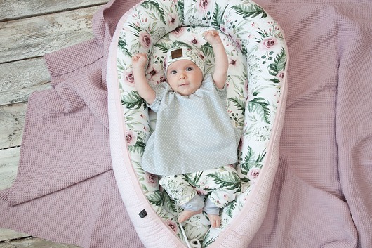 Kokon, gniazdko niemowlęce Blossom Pink kadaro