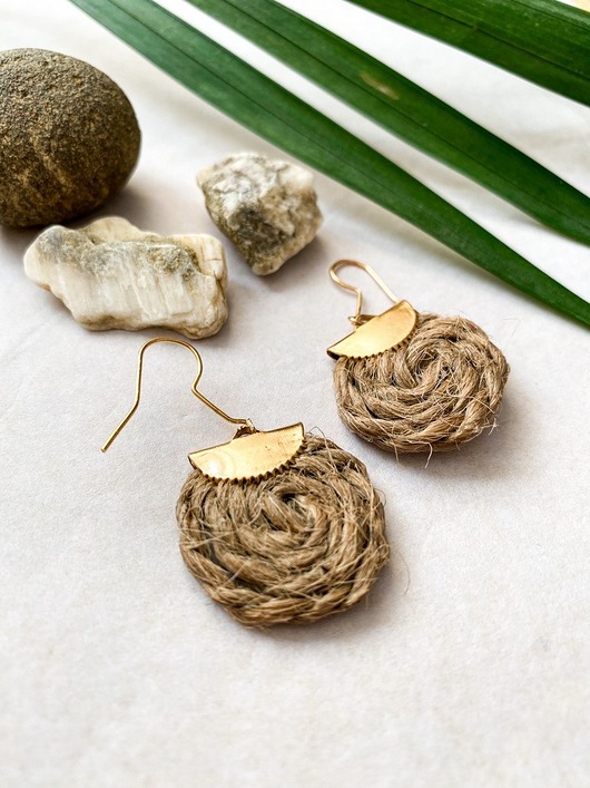 kolczyki - inne Kolczyki koła boho