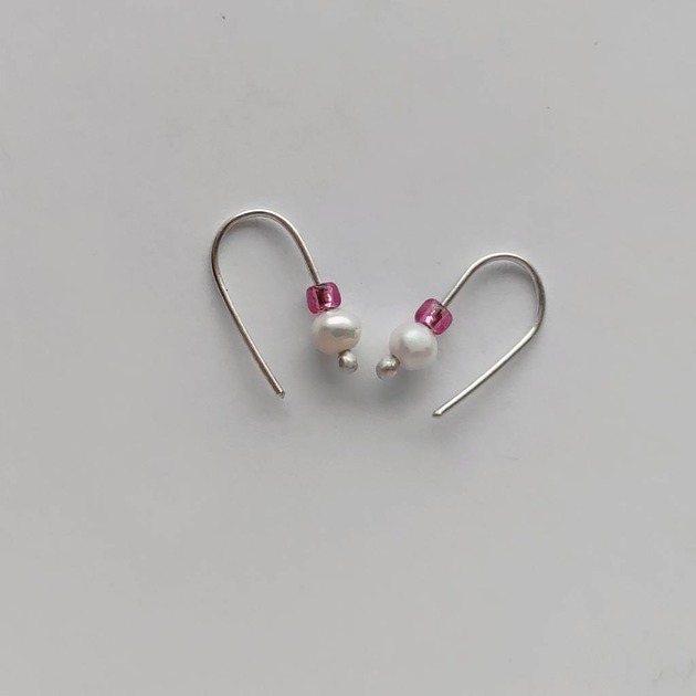 kolczyki z kamieniami Kolczyki OKRĄG