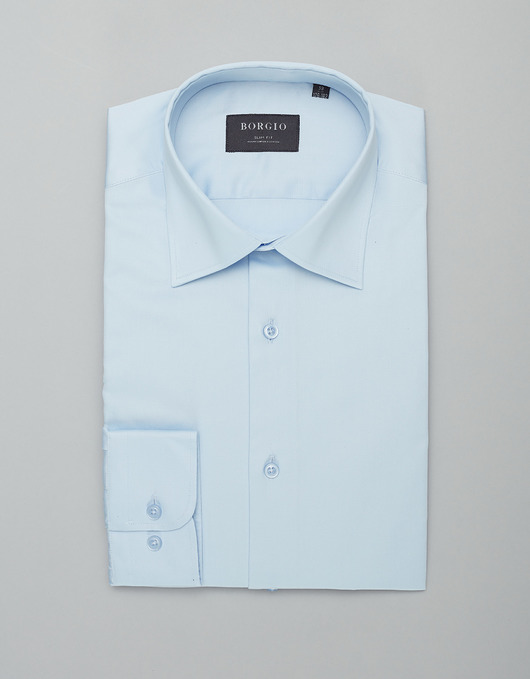 koszule męskie Koszula męska simeria 00432 błękit slim fit