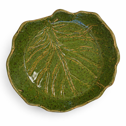 patery i talerze Talerz liść