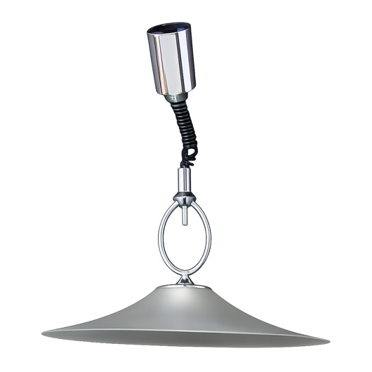 lampy wiszące Lampa wisząca Helestra Niemcy lata 70. Chrom i szkło matowe Vintage