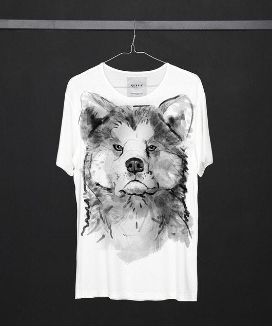 t-shirty męskie Akita Dog Men's T-shirt white