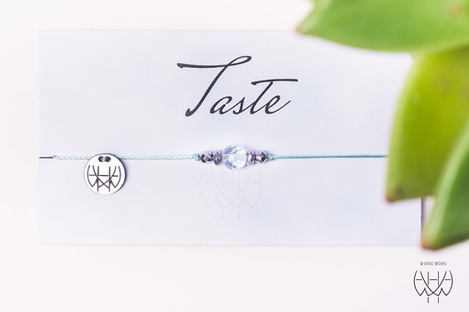 WHW Taste With Aquamarine w hand works