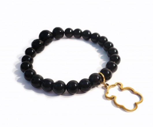 Letnia Promocja! Bransoletka 'Black Bear' labonita