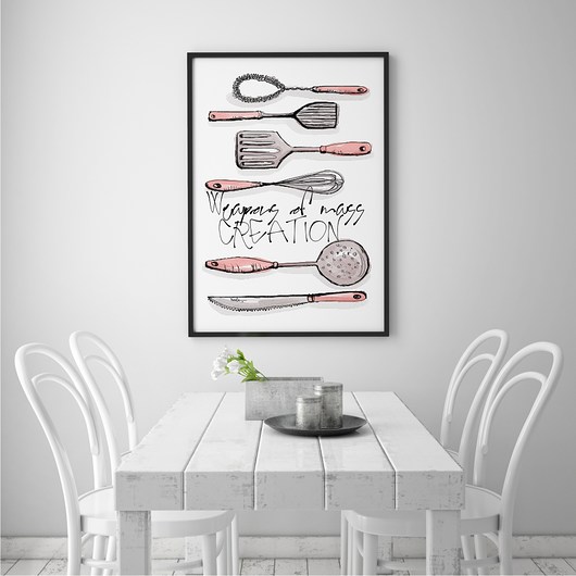 Weapons of mass creation - plakat autorski Kreska