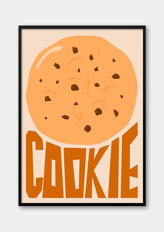 plakaty Plakat Cookie - Ciastko