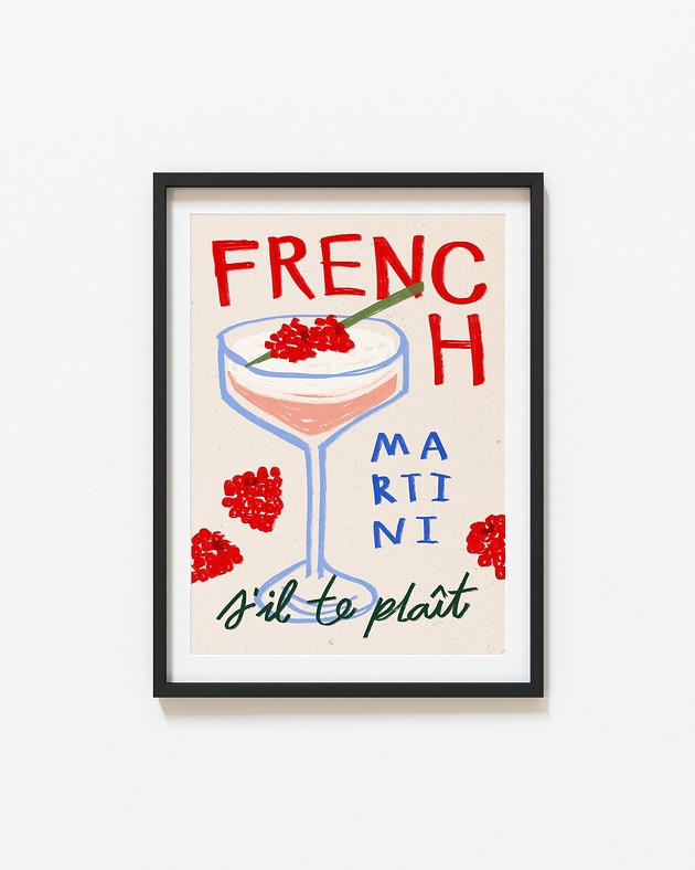 plakaty Plakat French Martini Sil Te Plait