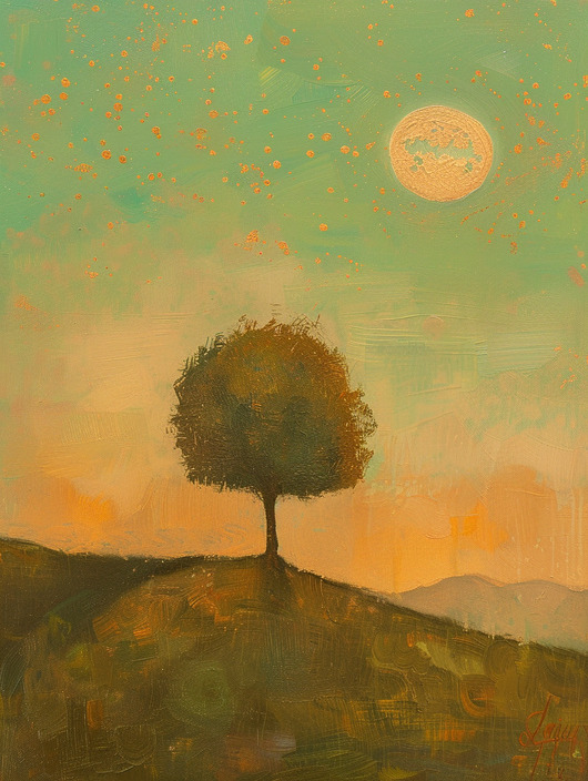 plakaty Plakat -Lonely tree 2