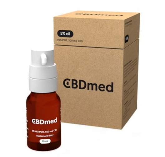 OLEJEK KONOPNY CBD 5% 500mg CERTYFIKOWANY WEGAN Borntoride