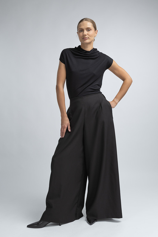 spodnie materiałowe damskie Tiril Palazzo Pants