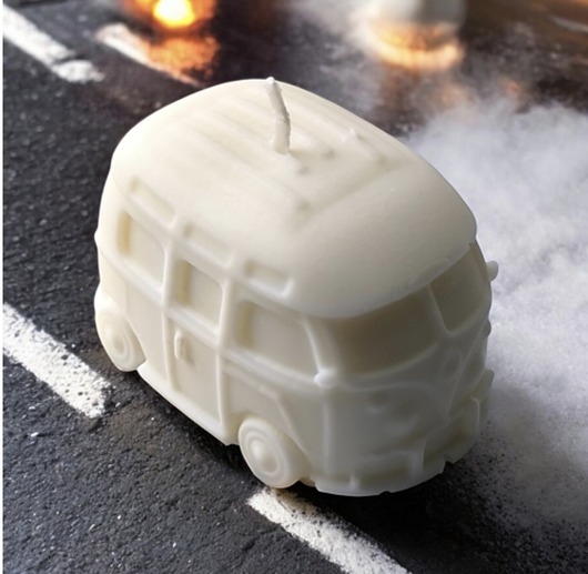 świeczniki i świece Świeca sojowa autobus- świeca dekoracyjna