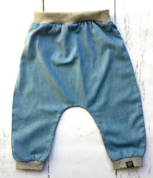 Pumpy z lekkiego jeansu KG Handmade