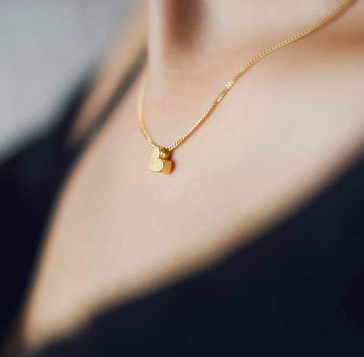 Naszyjnik serce - srebro 925 pozłacane Coccola JEWELLERY