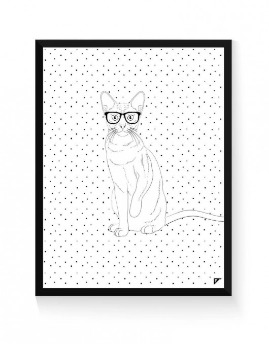 Seria skandynawska B&W - 30x40 cm Follygraph