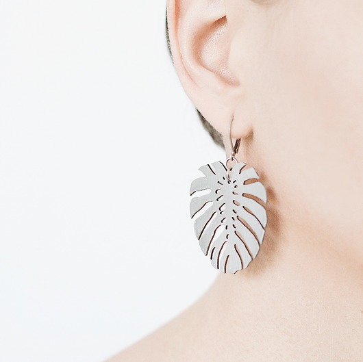 Kolczyki Vander Duża Monstera Vander jewelry