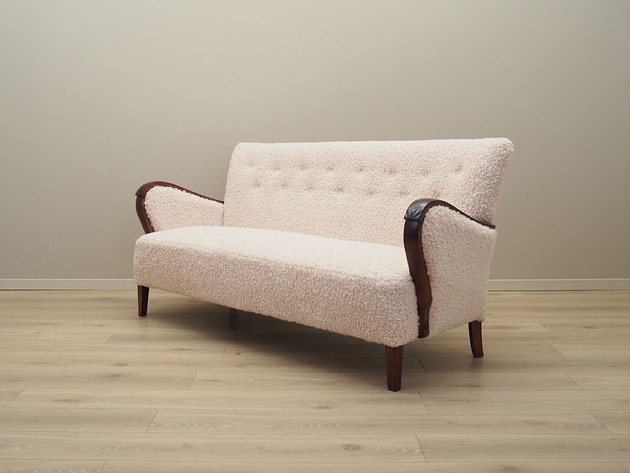 sofy i szezlongi Sofa bukowa, duński design, lata 60, produkcja: Dania