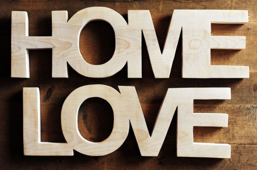 HOME & LOVE typografia XL Littlewood