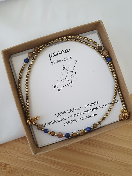 naszyjniki - inne PANNA naszyjnik dla znaku zodiaku