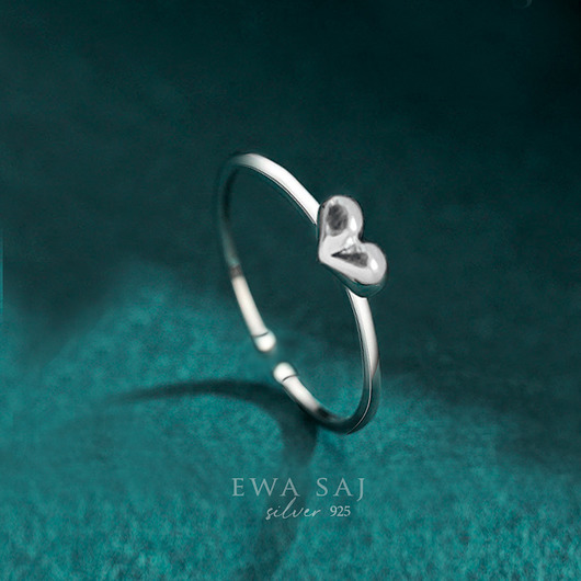 pierścionki srebrne Pierścionek Love Serduszko- Makaliboo