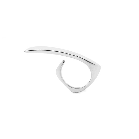 pierścionki srebrne Pierścionek SIX / glossy silver ring