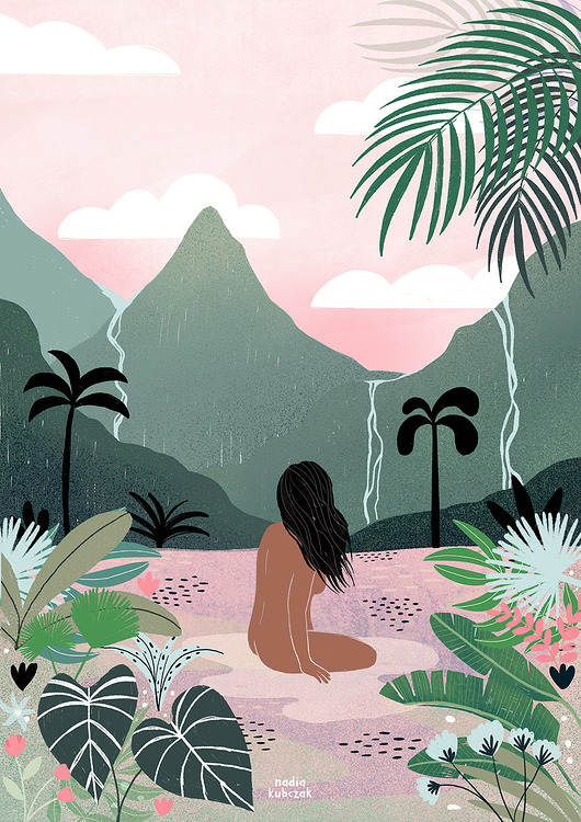 Plakat in the middle of the jungle nadia kubczak