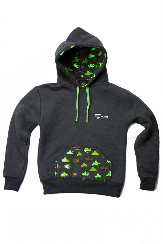 Grafitowa bluza Clouds nuuda
